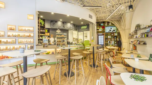 Entrée — Coffee shop Newtree, Bellecour
