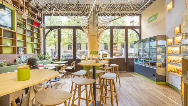Vue sur l'entrée — Coffee shop Newtree, Bellecour